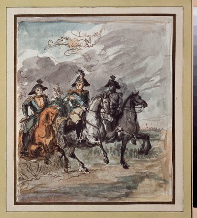 20 फरवरी, 1818 को मास्को में मिनिन और पॉज़र्स्की के स्मारक के उद्घाटन पर परेड (मास्को में मिनिन और पॉज़र्स्की के स्मारक के उद्घाटन पर परेड) द्वारा वासिलि एंड्रीविच ट्रोपिनिन