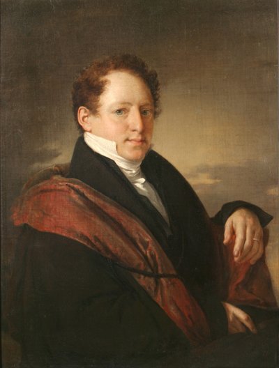 स्टीफन दिमित्रिविच नेचायेव का पोर्ट्रेट 1792-1860, 1830 द्वारा वासिलि एंड्रीविच ट्रोपिनिन