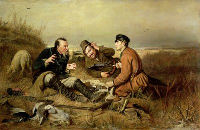 शिकारियों, 1816 द्वारा Vasili Grigorevich Perov