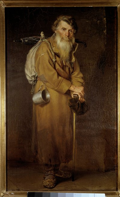 आवारा। वासिली (वासिली) पेरोव द्वारा पेंटिंग (1833-1882) द्वारा वासिली ग्रिगोरविच पेरोव