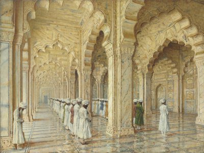 आगरा में पर्ल मस्जिद, 1870 के दशक की शुरुआत में -1880 के दशक में द्वारा वासिलि वासिलिविच वीरश्चैगिन