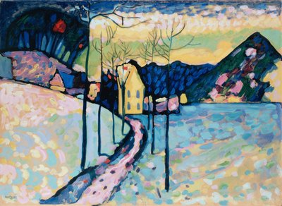 विंटर लैंडस्केप, 1909। द्वारा Wassily Kandinsky