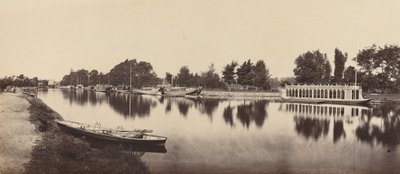 ऑक्सफोर्ड, 1862 में बार्ज। द्वारा विक्टर ए प्राउट