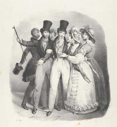 बच्चू। VII: मुझ पर कौन दावा करेगा मुझ पर कौन दावा करेगा, 1824। द्वारा विक्टर एडम