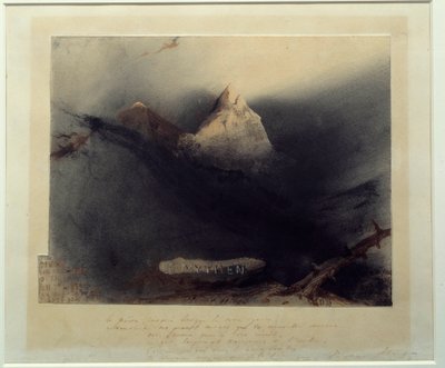 मिथकों का पहाड़ विक्टर ह्यूगो (1802-1885) 1839 पेरिस, मैसन विक्टर ह्यूगो द्वारा ड्राइंग द्वारा विक्टर ह्यूगो