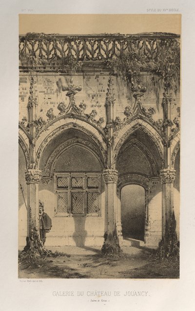 ... Pl। 41, डू चेत्से डी जौन्सी गैलरी सोन और लॉयर, 1860। द्वारा विक्टर पेटिट