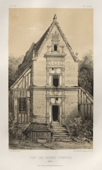 ... पी एल। 81, एफआईईएफ डेस बॉर्डेस-कॉम्पेंगा योने, 1860। द्वारा विक्टर पेटिट
