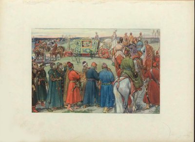 Tsars अलेक्सई मिखाइलोविच राइड टू द हंट, 1896 द्वारा विक्टर मिखायलोविच वासनेत्सोव