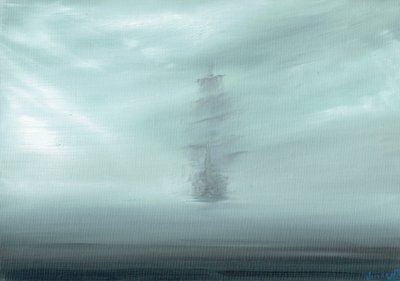 प्रशांत डॉन, 2017, (कैनवास बोर्ड पर तेल) द्वारा Vincent Alexander Booth