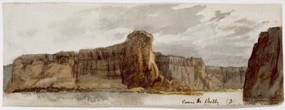 कैन्यन डी चेल्ली नंबर 3 (कैनियन डी चेल्ली, एरिज़ोना कर्न्स नीडल 500 फीट), 1869-1871 (वॉटरकलर) द्वारा विन्सेंट कोलियर