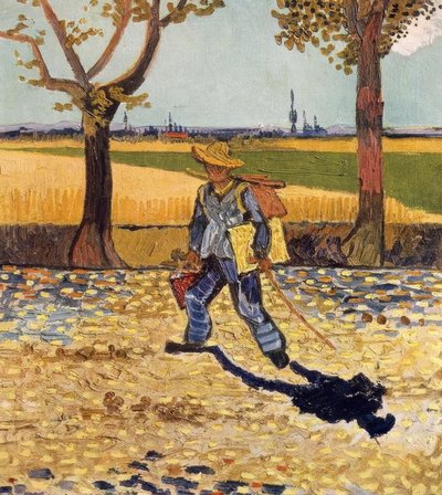 काम करने के तरीके पर चित्रकार द्वारा Vincent van Gogh