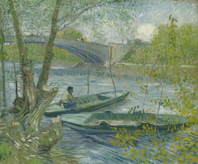 स्प्रिंग में मछली पकड़ने, पोंट डी क्लिची द्वारा Vincent van Gogh