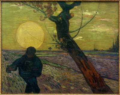 सूर्यास्त के समय बोने वाला द्वारा Vincent van Gogh