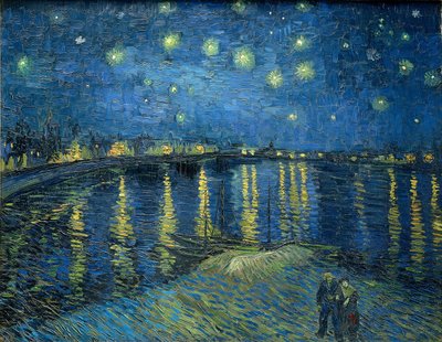 स्टेरी नाइट ओवर द रोन द्वारा Vincent van Gogh