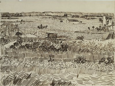 Themile बर्नार्ड के लिए प्रोवेंस में हार्वेस्ट, 1888 द्वारा विन्सेंट वैन गॉग