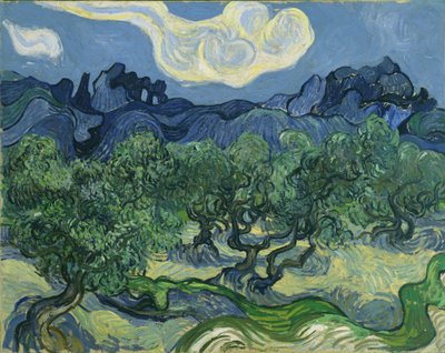 जैतून का पेड़ द्वारा Vincent van Gogh