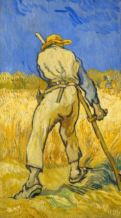 रीपर; हार्वेस्टर, 1889 द्वारा Vincent van Gogh