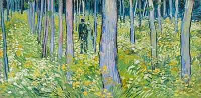 दो आंकड़ों के साथ पराधीन द्वारा Vincent van Gogh