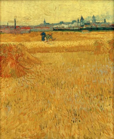 गेहूँ के खेत, आलों की अनदेखी द्वारा Vincent van Gogh