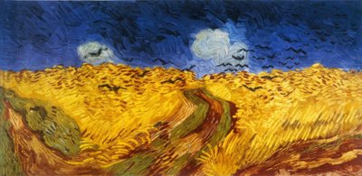 बीहड़ों के साथ गेहूँ का खेत द्वारा Vincent van Gogh