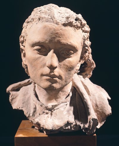 विन्सेन्ज़ो जेमिटो (1852-1929), टेराकोटा द्वारा महिला का सिर द्वारा विन्सेन्ज़ो जेमिटो
