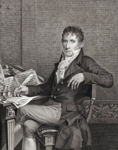 वायलिन वादक और संगीतकार एलेसेंड्रो रोला का चित्र 1757-1841, सी। 1810. द्वारा विन्सेन्ज़ो रैगियो