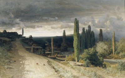 अलुश्ता में, 1860 द्वारा व्लादिमीर डोनाटोविच ओरलोवस्की