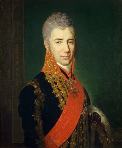 क्राउन इक्वेरी सर्गेई इलिच मुखानोव 1762-1842 का पोर्ट्रेट द्वारा व्लादिमीर लुइच बोरोविकोवस्की