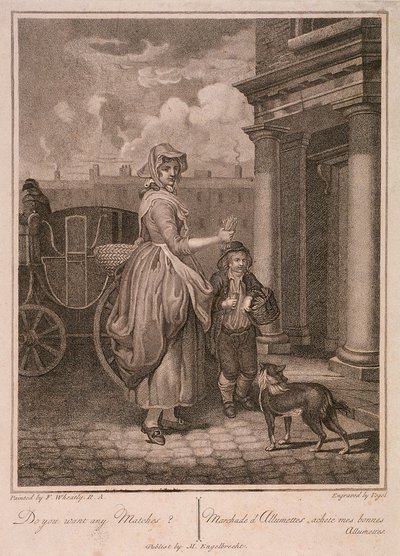 'डू यू वांट एनी मैचेज', क्रीज़ ऑफ़ लंदन, c1794 द्वारा पक्षी
