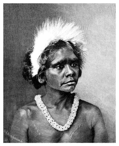 एक आदिवासी महिला, 1886। द्वारा WA हिर्शमन