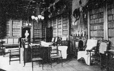 द लाइब्रेरी, एबॉट्सवुड, 1923। द्वारा WA Mansell और Co