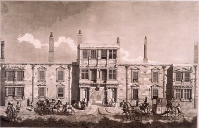 समरसेट हाउस, लंदन, 1777 द्वारा डब्ल्यूजी मोस