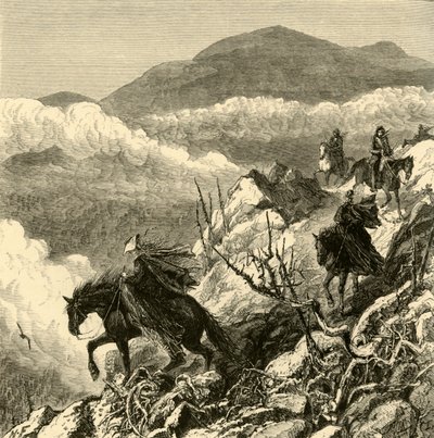 द डिसेंट फ्रॉम माउंट वाशिंगटन, 1872। द्वारा डब्ल्यूएच मोर्स