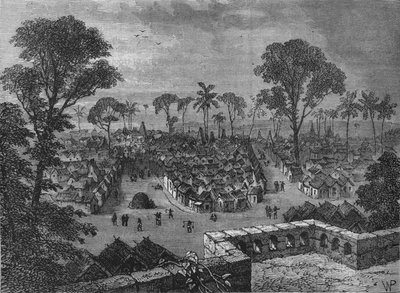 Coomassie का दृश्य, c1880 द्वारा डब्ल्यूपी