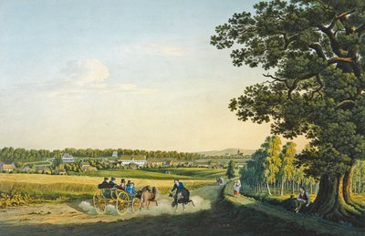 कार्ल ऑगस्ट रिचर (1770-1848) द्वारा उकेरी गई अल्थल्डेन्सलेबेन का दृश्य (पानी के रंग से उत्कीर्णन) द्वारा डब्ल्यू। (बाद में) बेहरेंडसेन