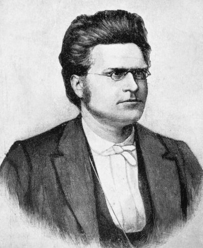 ब्योर्नस्टजर्न मार्टिनियस ब्योर्नसन (1832-1910) का पोर्ट्रेट, नॉर्वेजियन लेखक, कवि और नाटककार, बुड्ज़ मुलर और सह द्वारा तस्वीर के बाद वुडकट द्वारा WG (बाद) थायर