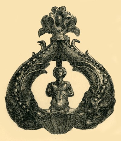 कांस्य द्वार खटखटाया, c1550-1600, 1881। द्वारा डब्ल्यू। हरबत्त