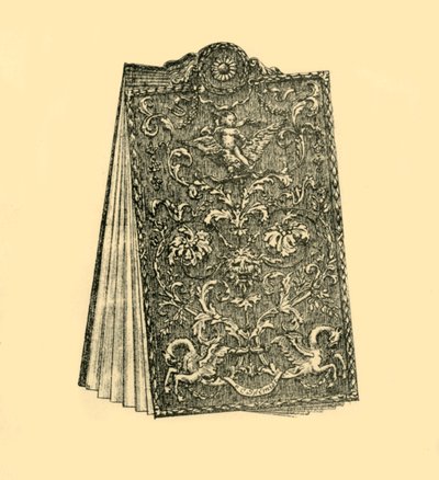 गोलियाँ लिखना, 1690-1700, 1881। द्वारा डब्ल्यू। हरबत्त