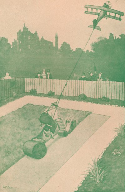 ए हिंट टू द एयरमैन होम ऑन लीव, c1918 1919 द्वारा विलियम हीथ रॉबिन्सन