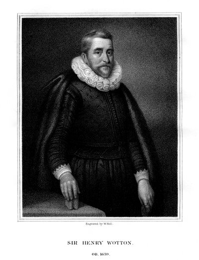 सर हेनरी वॉटन, अंग्रेजी लेखक और राजनयिक, 1824। द्वारा डब्ल्यू। हॉल