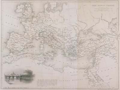 रोमन साम्राज्य, c.1850 द्वारा डब्ल्यू ह्यूजेस