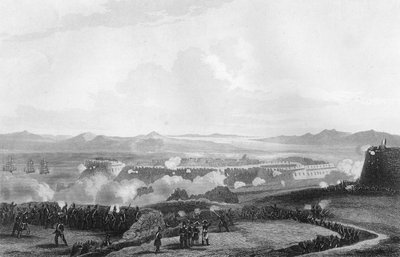 1854 1857 के क्रीमिया युद्ध के दौरान, बॉमर्संड पर हमला। द्वारा डब्ल्यू। हुलैंड