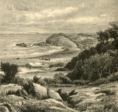 पेर्गेटरी का दूर का दृश्य, 1872। द्वारा डब्ल्यूजे लिंटन
