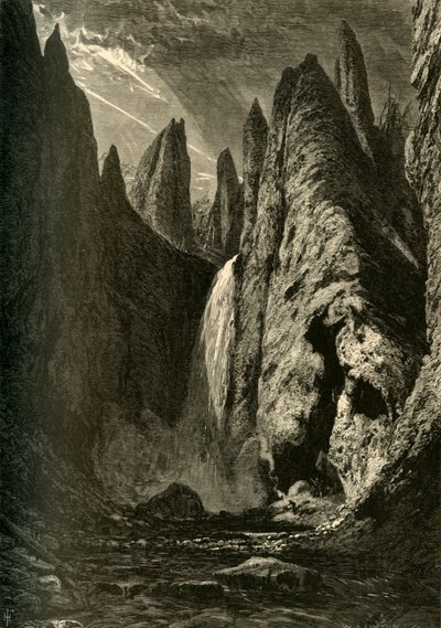 टॉवर फॉल्स, 1872। द्वारा डब्ल्यूजे लिंटन