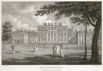 बकिंघम हाउस, वेस्टमिंस्टर, लंदन, 1799 द्वारा डब्ल्यू नाइट