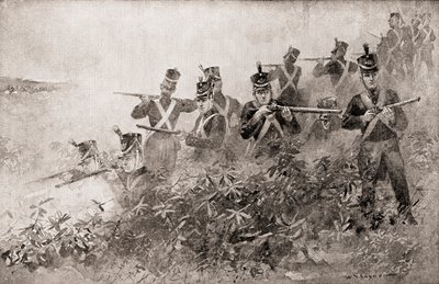1905 में प्रकाशित द हिस्ट्री ऑफ आवर कंट्री से Tippecanoe की लड़ाई द्वारा WP स्नाइडर