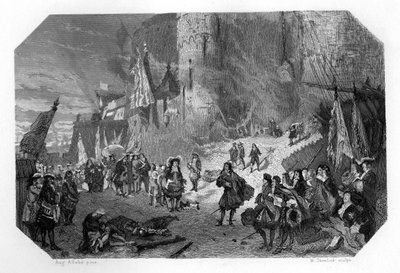 मेन्नो वैन कोएहॉर्न, डच सैनिक और सैन्य इंजीनियर, नामुर की घेराबंदी पर, 1692, c1870 द्वारा डब्ल्यू। स्टीलिंक