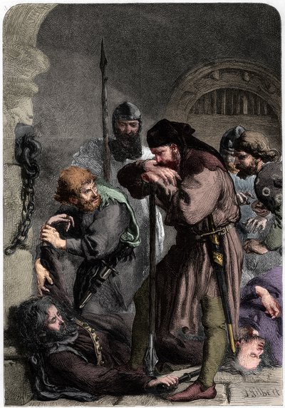 रिचर्ड II की मृत्यु, 1861 द्वारा डब्ल्यू थॉमस