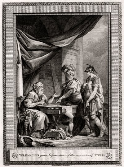 टेलीमेकस ने टायर, 1775 के वाणिज्य की जानकारी प्राप्त की द्वारा डब्ल्यू। वाकर