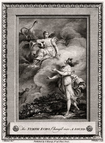 निम्फ इको, चांगड इन ए साउंड, 1774 द्वारा डब्ल्यू। वाकर